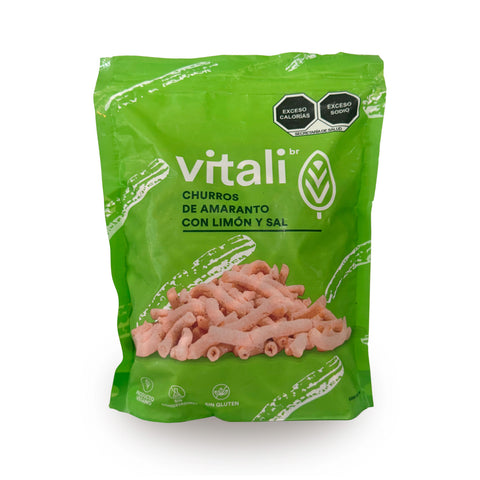 Churritos de amaranto con limón y sal